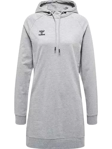 Hummel Damen Sweatkleid Hmlmove Grid Cotton Sweatdress