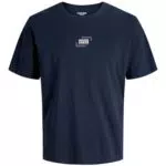 JACK & JONES Male T-Shirt Klassisches XXLLight Grey Melange