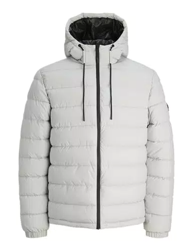 Jack & Jones Jcopoint PU Puffer Jacket Herren Winterjacke