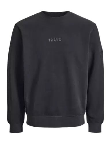 Jack & Jones Jcopoint Sweatshirt Badge Crew Neck Herren Pullover