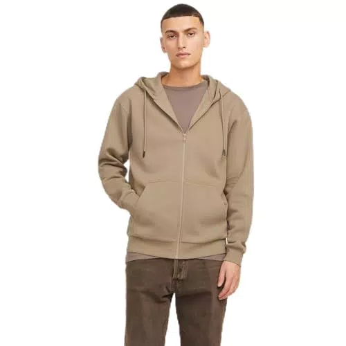 JACK & JONES Male Hoodie Basic Reißverschluss