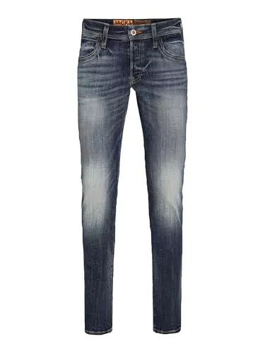 Jack & Jones Jjiglenn Jjluke Herren Jeans Slim Fit