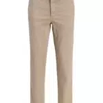 JACK & JONES Herren Chinohose Regular Fit Baumwolle Bequeme Freizeithose