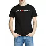 JACK & JONES Male T-Shirt Klassisches XXLLight Grey Melange