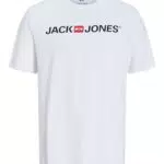JACK & JONES Male T-Shirt Klassisches XXLLight Grey Melange