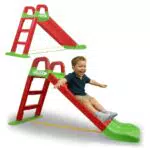 Jamara Funny Slide Rutsche Robust Mit Breiten Stufen Und Sicherheitsgriffen