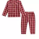 JiAmy Mädchen Weihnachts Pyjama Set Unisex Kinder Schlafanzug Baumwolle