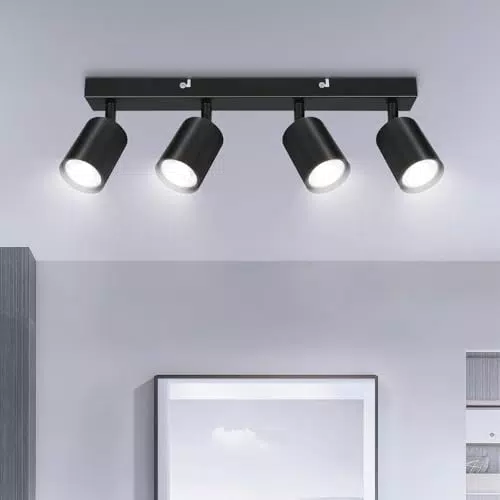 Ketom LED Deckenstrahler schwenkbar, moderne Deckenleuchte für Küche & Wohnzimmer