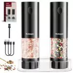 Kotopa Elektrische Salz- und Pfeffermühle Wiederaufladbar mit Keramik Mahlwerk