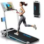 FOUSAE 5 in 1 Laufband für Zuhause Klappbar mit Steigung und App-Steuerung