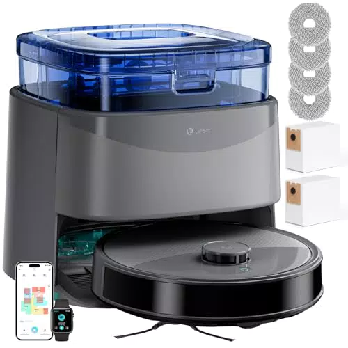 Lefant M3 Saugroboter mit Wischfunktion, 12000 Pa, LiDAR, Multi-Floor, Alexa, App