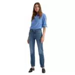 Levi's Damen 501 Jeans Klassischer Damenjeans Straight Fit