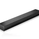 LG S20A Kompakte Soundbar 2.0ch mit Dolby Audio, Bluetooth, HDMI ARC, Wandmontage