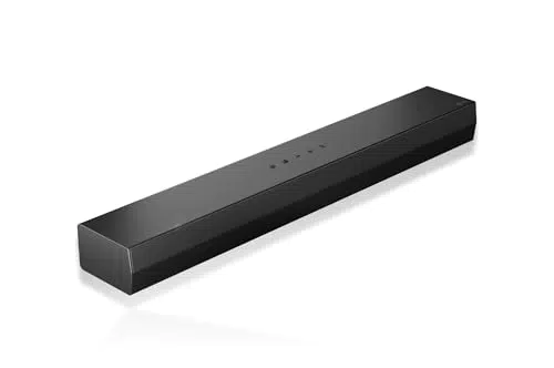 LG S20A Kompakte Soundbar 2.0ch mit Dolby Audio, Bluetooth, HDMI ARC, Wandmontage