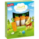 Lindt Choco-Karotten Vollmilchschokolade mit Haselnüssen Osternest Ostergeschenk