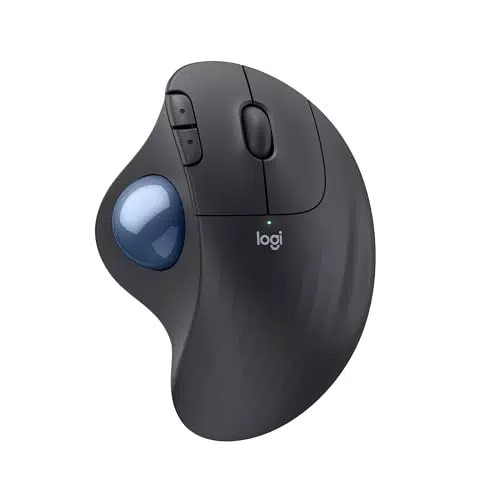 Logitech Ergo M575S Kabellose Ergonomische Trackball Maus Mit Bluetooth Dongle PC Mac