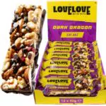 LOVELOVE Dark Dragon Nussriegel Mandeln Zartbitterschokolade Glutenfrei Ballaststoffreich