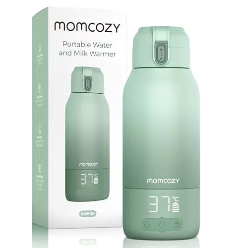 Momcozy MW05 Tragbarer Flaschenwärmer Baby, TÜV-CE Zertifiziert, Schnelles Aufheizen