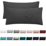 Nesture Kissenbezug Mikrofaser mit Reißverschluss, Weich und Bügelfrei