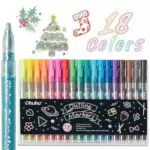 Ohuhu Glitzer Outline Stifte Magisch, Ideal Für Adventskalender, DIY, Grußkarten