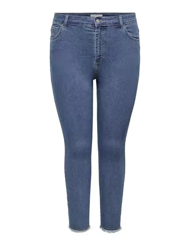 Only Carmakoma Carhush Mid Skinny Jeans Damen Mid Waist Stretch Denim