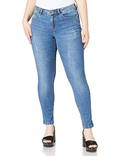 ONLY Carmakoma Damen Carkarla Regular Cut Jeans Große Größen