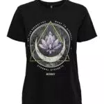 T-Shirt Damen von ONLY - Kurzarmshirt mit Rundhalsausschnitt