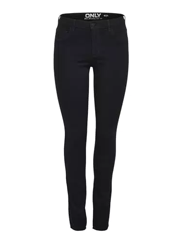 ONLY 15129693 onlRAIN REG Skinny Jeans CRY6060 NO, 179674Black Denim