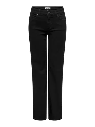 ONLY Straight-Fit Jeans Mittlere Taille für Damen - Modell ONLBLUSH