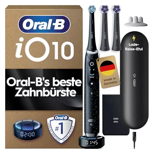 Oral-B iO Series 10 Plus Edition Elektrische Zahnbürste mit 7 Pflege-Modi
