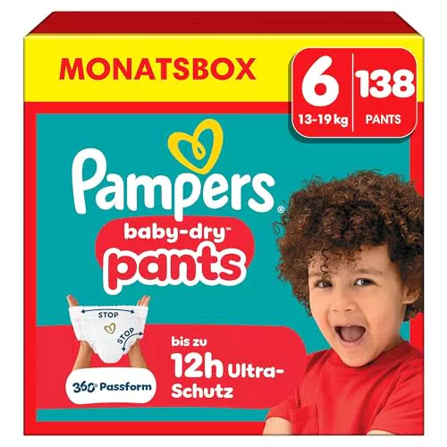 Pampers Baby-Dry Windeln Pants 360° Fit – Optimaler Auslaufschutz für Babys