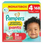 Pampers Baby-Dry und Premium Protection Windeln Pants Größe 4 Monatsbox