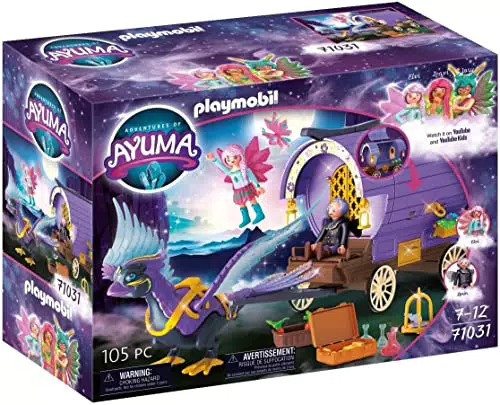 Playmobil Adventures of Ayuma 71031 Feen-Kutsche mit Phoenix für Kinder ab 7 Jahren