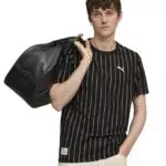 Puma Unisex Class Striped Tee T-Shirt