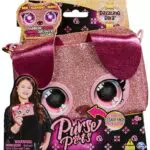 Purse Pets Tiger Umhängetasche – Interaktive Kindertasche mit Geräuschen und Spielen