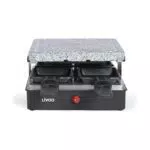 Doc Raclette Maschine Mit Grillstein, 600W, Elektrischer Raclette Grill