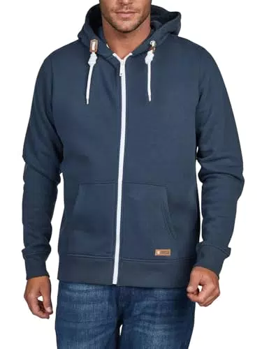Riverso Sweatjacke Herren mit Kapuze und Reißverschluss Regular Fit RIVThilo