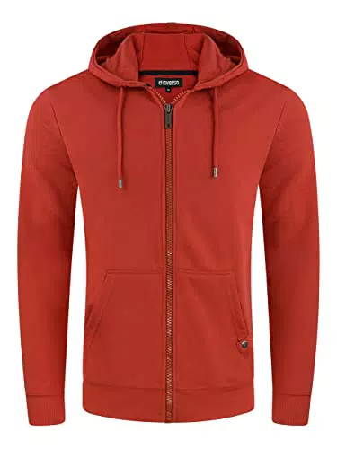 riverso Herren Sweatjacke RIVNils Regular Fit Kapuzenjacke mit Reißverschluss