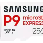 Samsung P9 Express microSD 256GB High-Speed Speicherkarte für Switch 2 & 4K Video