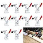 Schyida Kniehebelspanner Schnellspanner GH-201B Waagrechtspanner Anti-Rutsch