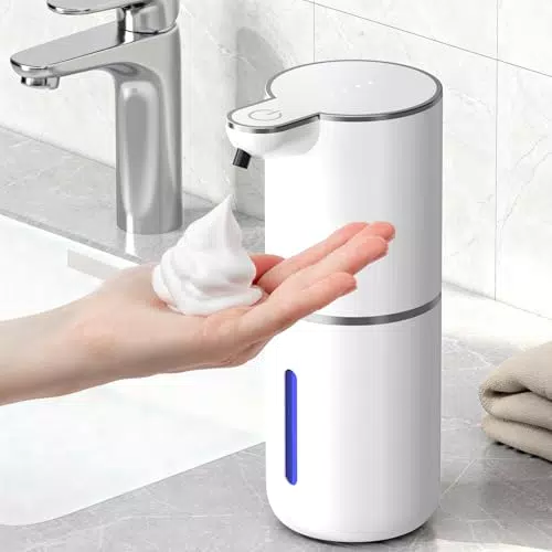 Automatischer Seifenspender mit Sensor 380ml, Wandmontage, USB Wiederaufladbar, IPX5