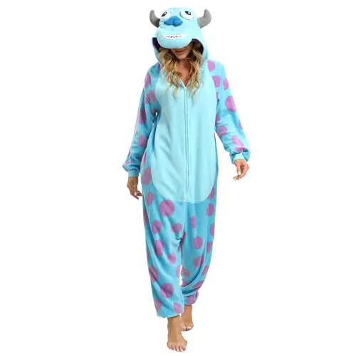 Shelovely Onesie Jumpsuit für Erwachsene Damen Kostüm Halloween