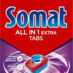 Somat All in 1 Extra Spülmaschinen Tabs für Sauberes und Glänzendes Geschirr