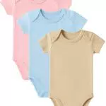 spielfratz Baby Body Kurzarm Wickelbody aus Baumwolle Sanft und Bequem für Babys