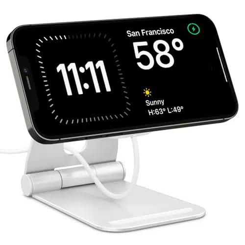 Spigen Mag Fit S Verstellbarer Ständer für MagSafe Ladegerät iPhone, AirPods, Pixel