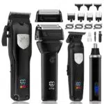 Suttik 4 in 1 Haarschneider Set Herren Barttrimmer Nasenhaartrimmer Elektrisch