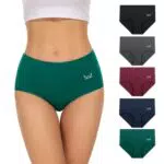 TANSTC Damen Unterwäsche - Atmungsaktive, Hohe Taille Baumwolle Panties