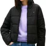 Tommy Jeans Damen Pufferjacke Mit Stehkragen