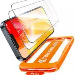 TORRAS Panzerglas Schutzfolie für iPhone 16e/17e 9H, Vollbild, Anti-Fingerabdruck