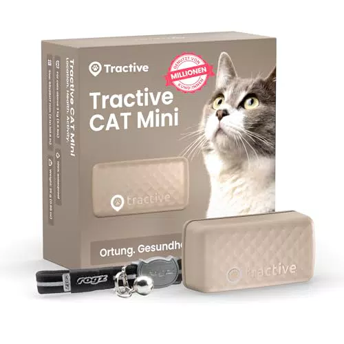 Tractive CAT Mini GPS Tracker – Live-Ortung, Aktivitätstracking und Gesundheitswarnungen